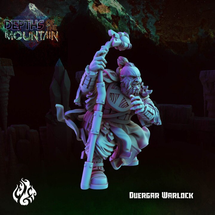 Duergar Warlock from Crippled God Foundry from "Depths of the Mountain"