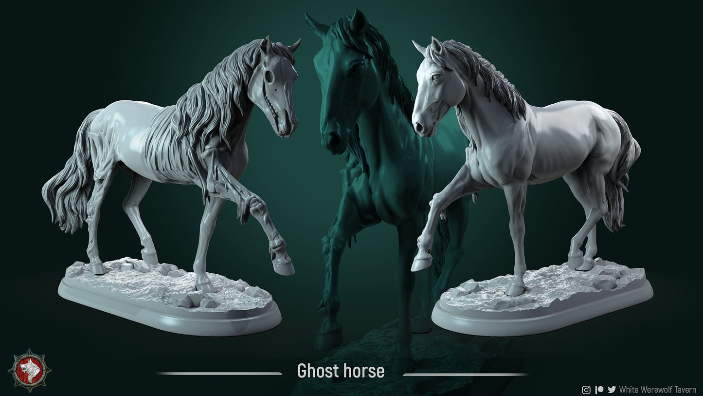 Ghost Horse from "Cursed Mill" by White Werewolf Tavern