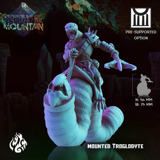 Troglodyte Mounted "Modular" by Crippled God Foundry from "Depths of the Mountain