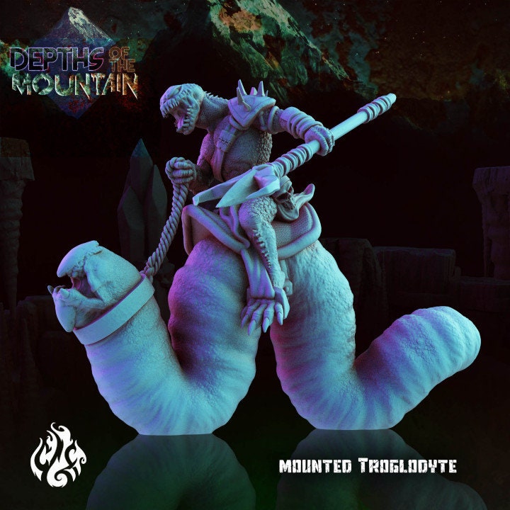 Troglodyte Mounted "Modular" by Crippled God Foundry from "Depths of the Mountain