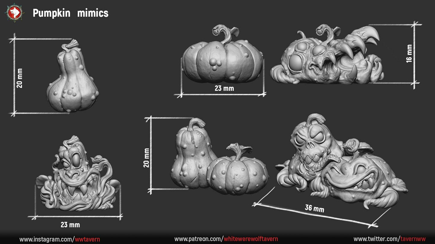 Pumpkin Mimics from "Cursed Mill" by White Werewolf Tavern