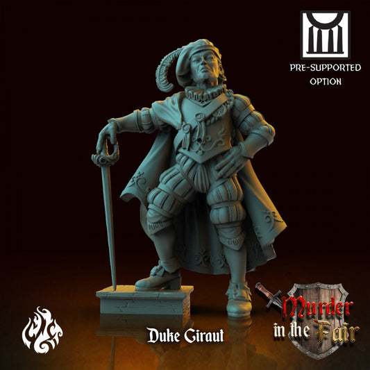 Duke Giraut from "Murder at the Fair" by Crippled God Foundry