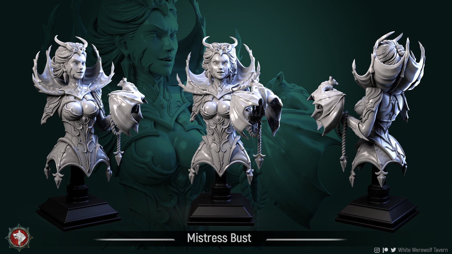 Mistress of Blood Bust from "Castle of Blood" by White Werewolf Tavern