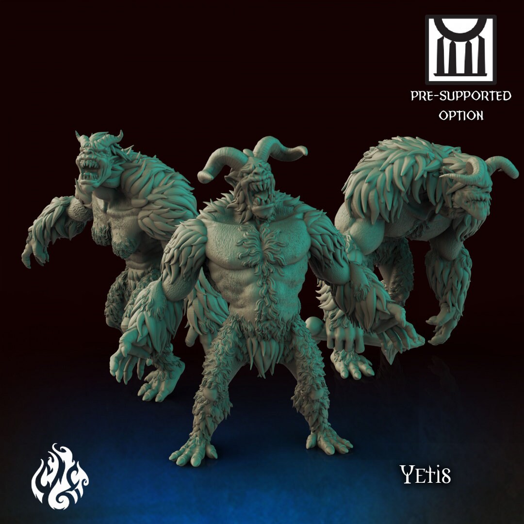 Yetis from "Harsh North" by Crippled God Foundry