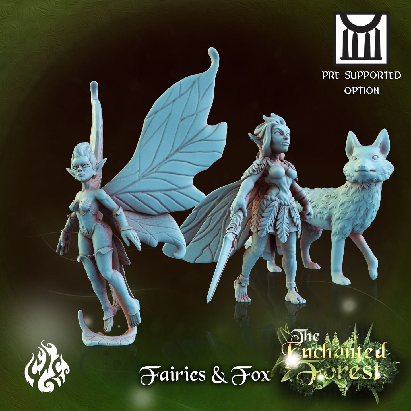 Fairies and Foxes from "Enchanted Forest" by Crippled God Foundry