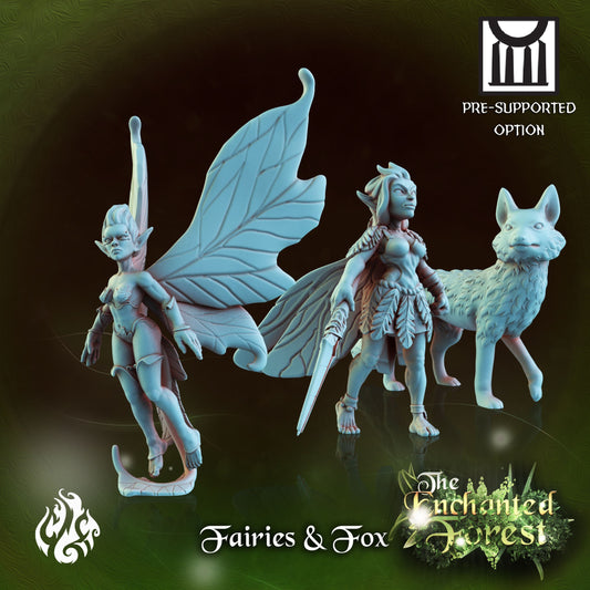 Fairies and Foxes from "Enchanted Forest" by Crippled God Foundry