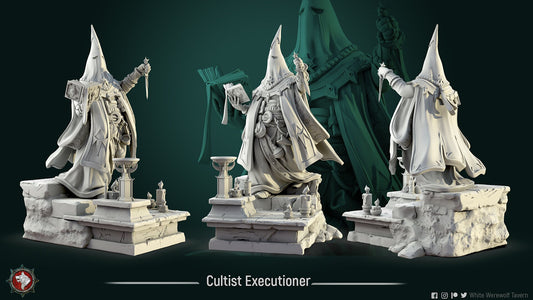 Cultist Executioner from "The Cult" by White Werewolf Taven