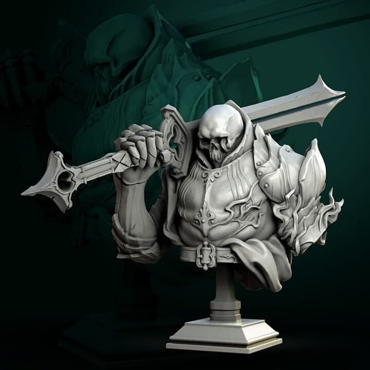 Vold the Dread Lord Bust from "Covenant of Death" by White Werewolf Tavern