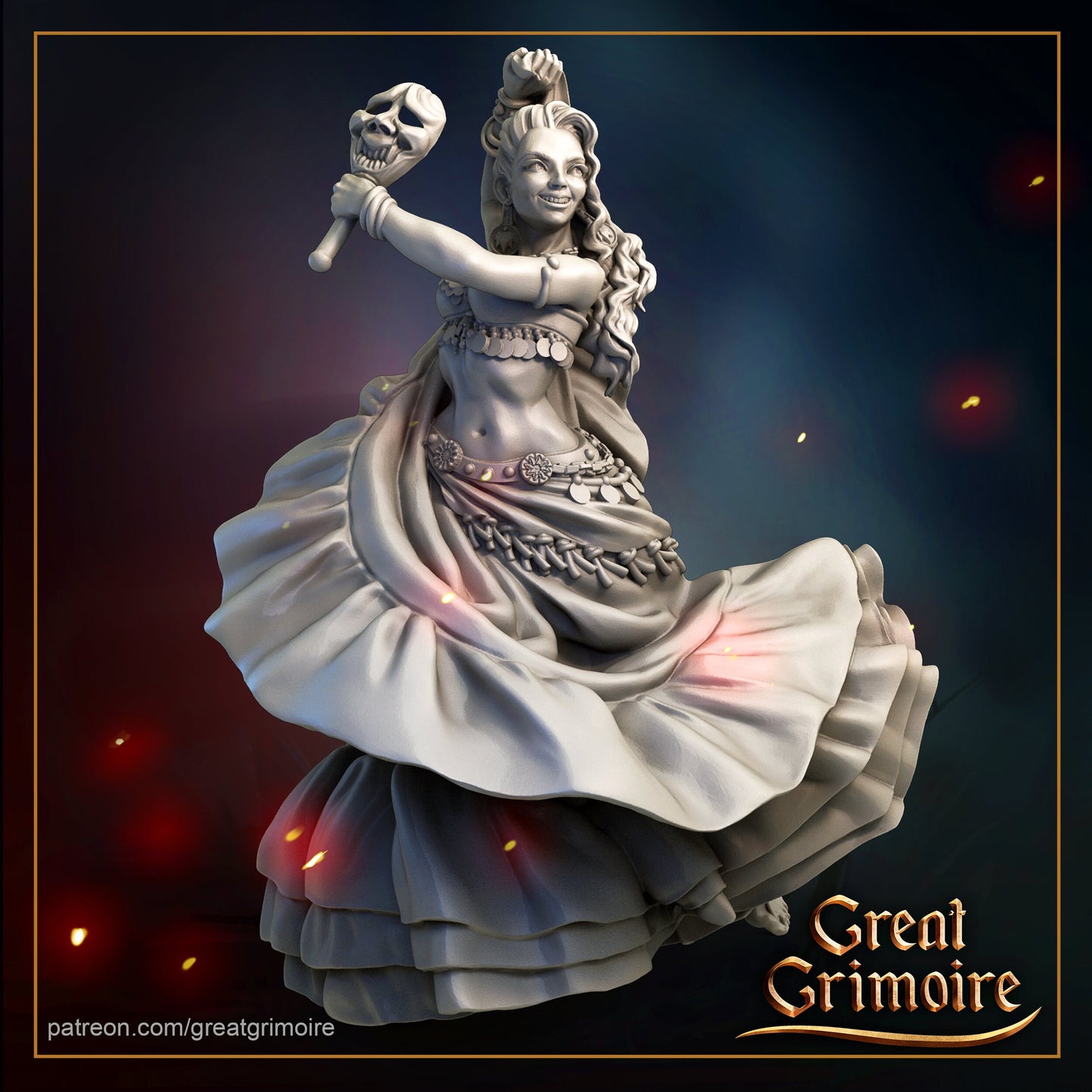 Dancer from "Caravan" by Great Grimoire Miniatures RPG