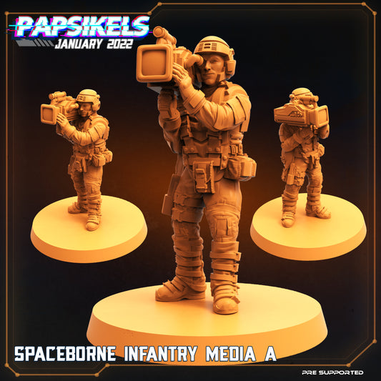 Spaceborne Infantry Media from "Dropship Troopers 2" by Papsikels Miniature Starship Troopers