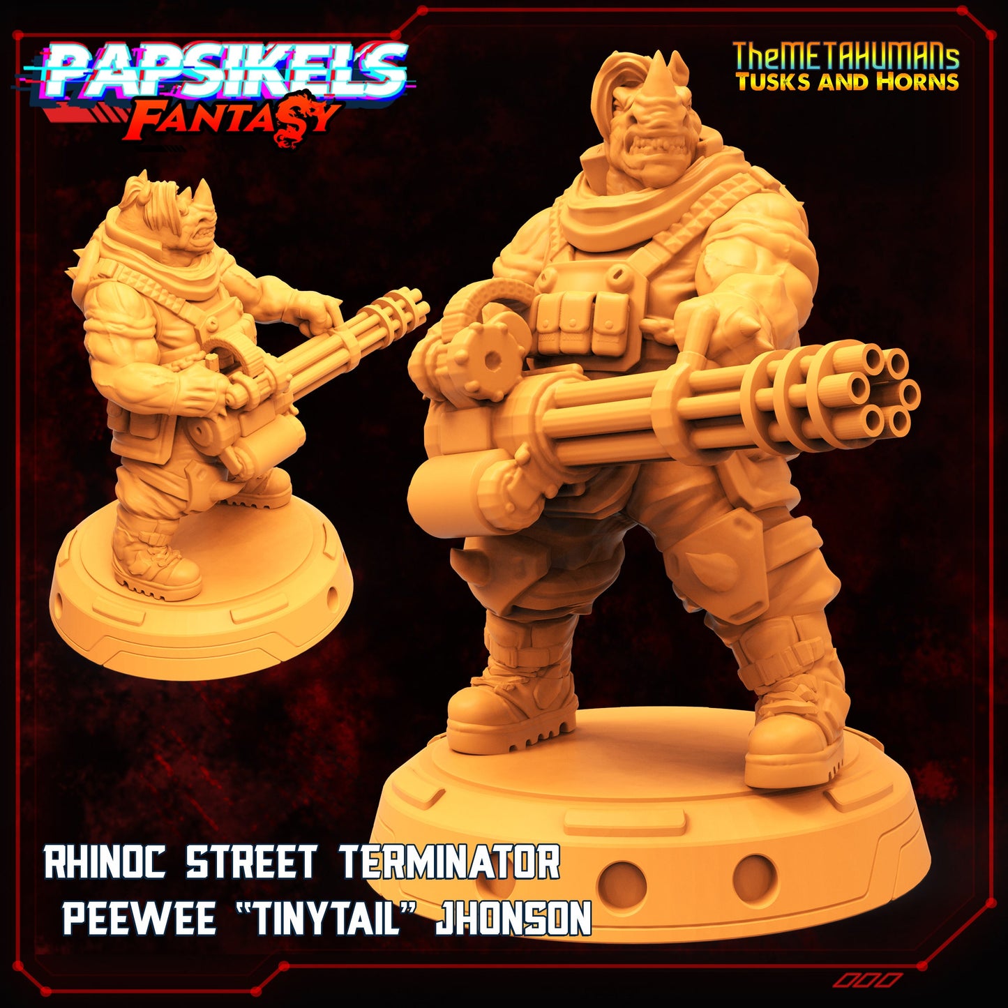 Rhinocs & Warhogs by Papsikels Miniatures Cyberpunk Rhino Warthog