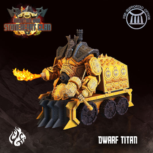 Dwarven Titan from "Stoneheart Clan" by Crippled God Foundry