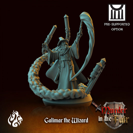 Galimar the Wizard from "Murder at the Fair" by Crippled God Foundry