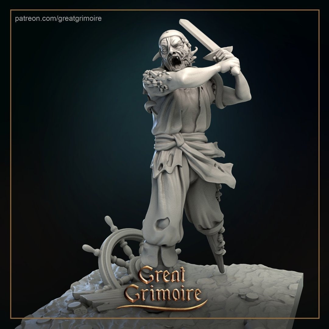 Sailors from "Cult of the Elder God" by Great Grimoire Miniatures RPG Undead