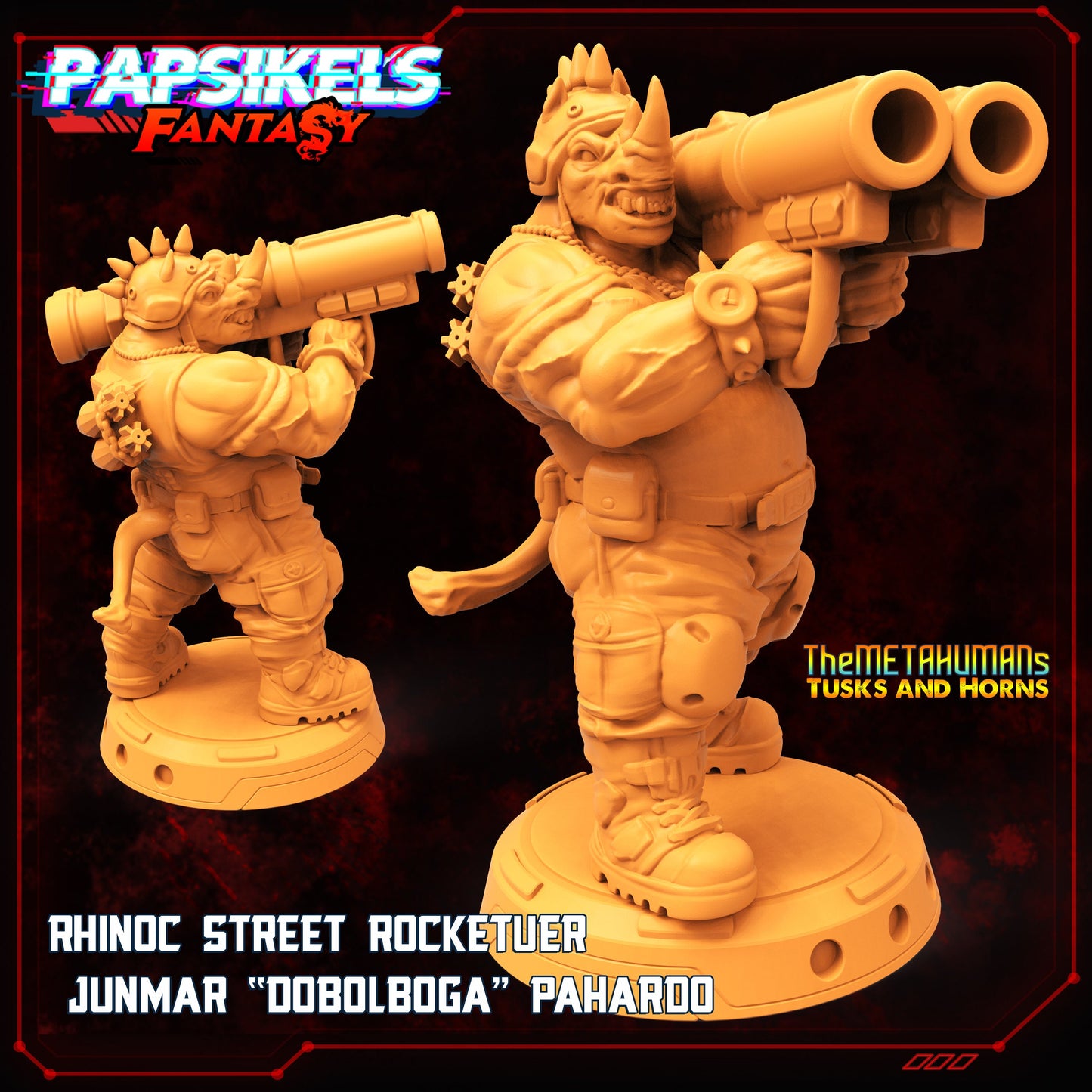 Rhinocs & Warhogs by Papsikels Miniatures Cyberpunk Rhino Warthog