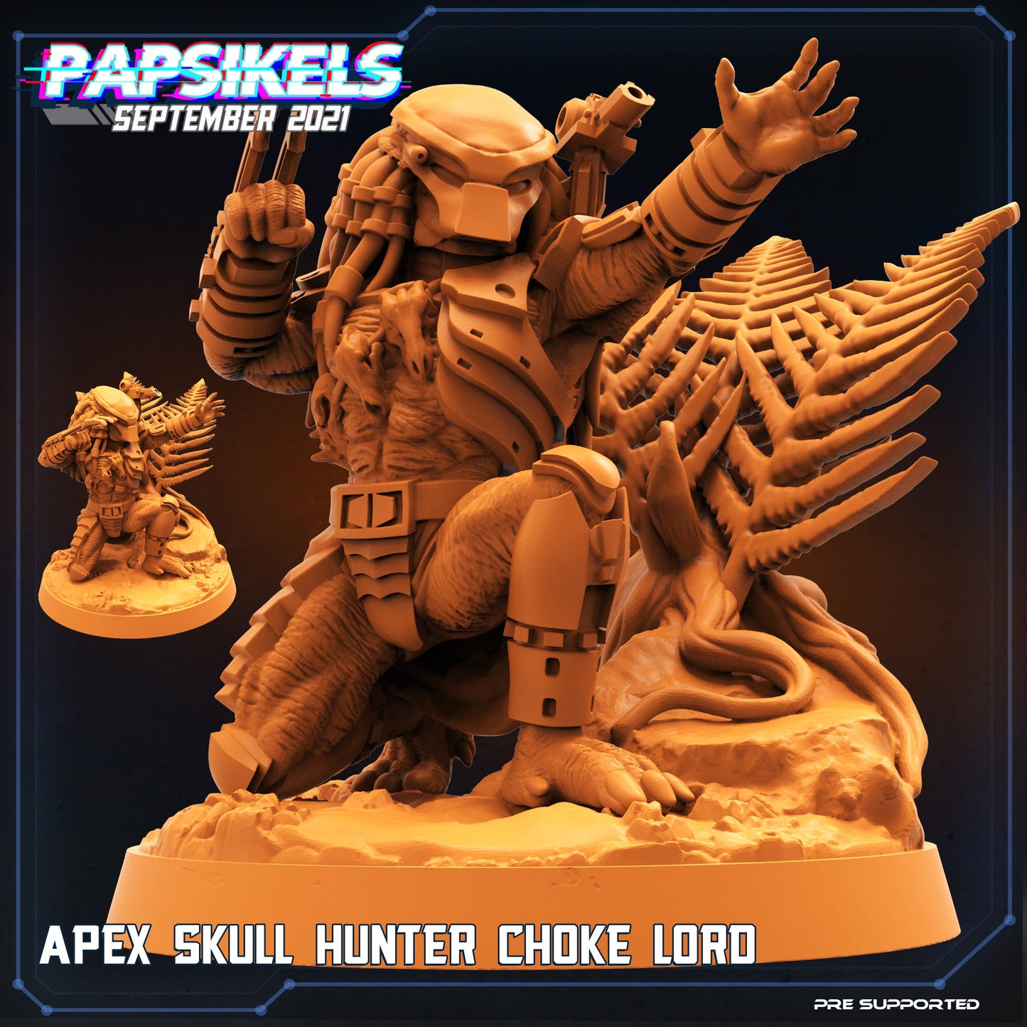 Apex Predator Skullhunter "Choke Lord" by Papsikels Miniatures RPG Stargrave