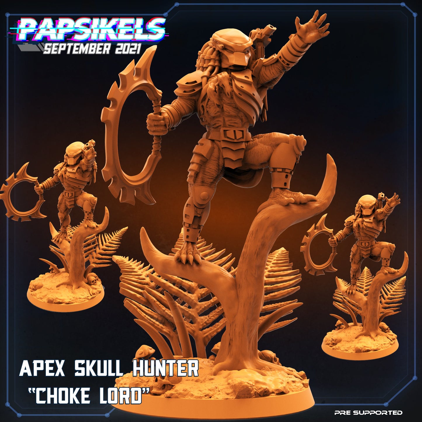 Apex Predator Skullhunter "Choke Lord" by Papsikels Miniatures RPG Stargrave