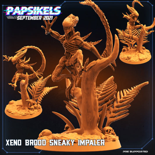 Xeno Brood Sneaky Impaler Alien by Papsikels Miniatures Cyberforge