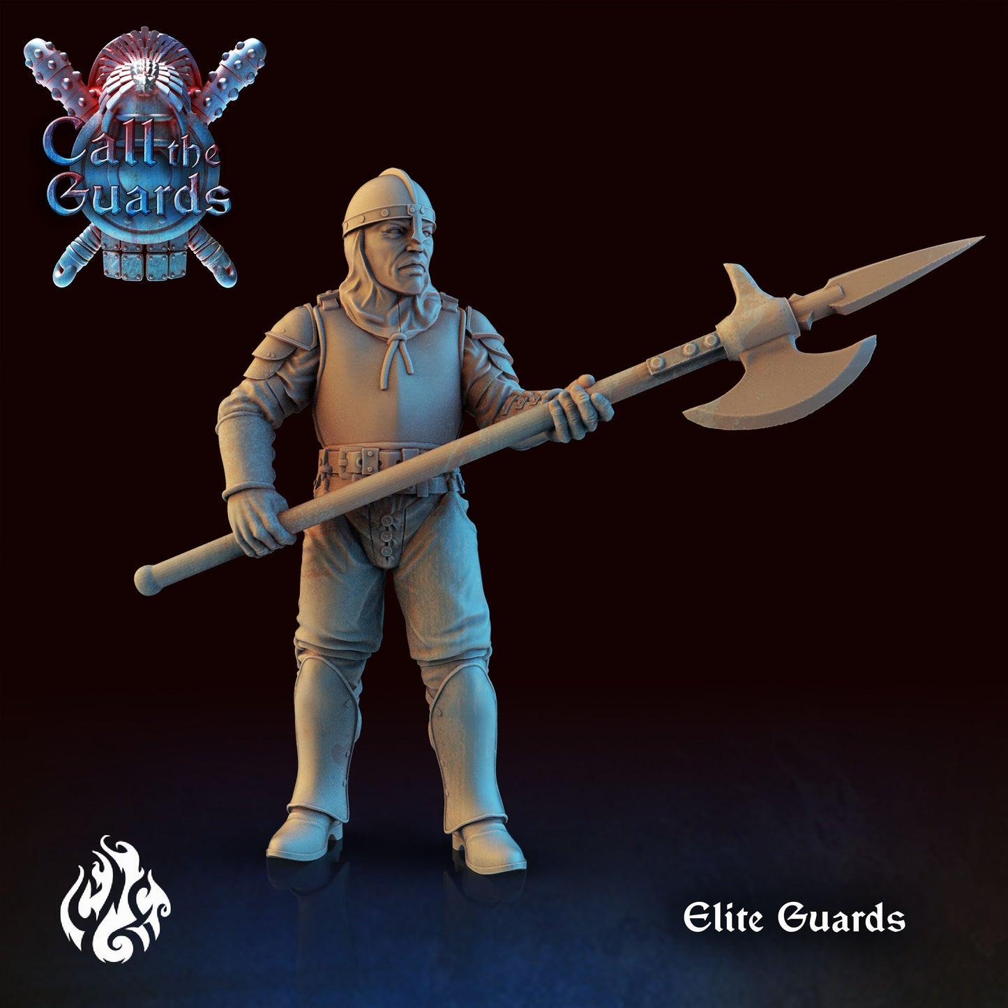 Elite Guards from "Call the Guards" by Crippled God Foundry Miniatures RPG