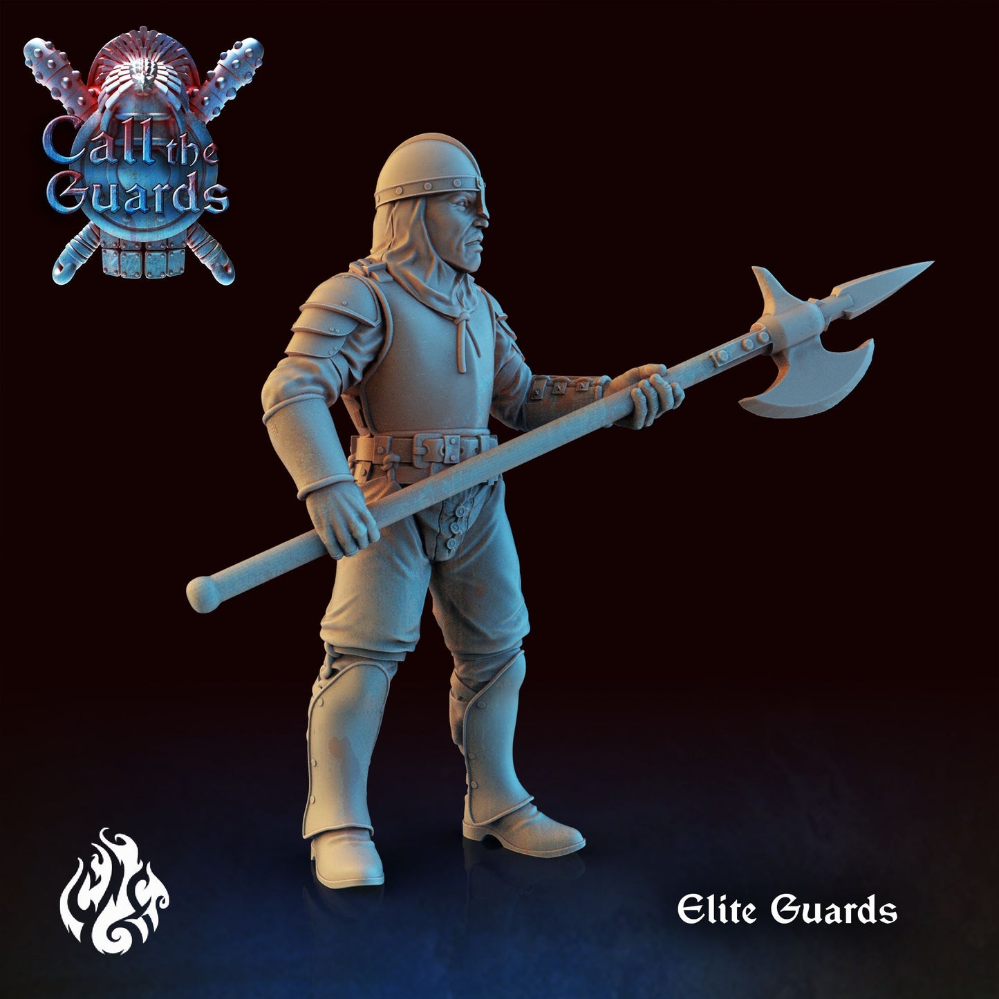 Elite Guards from "Call the Guards" by Crippled God Foundry Miniatures RPG