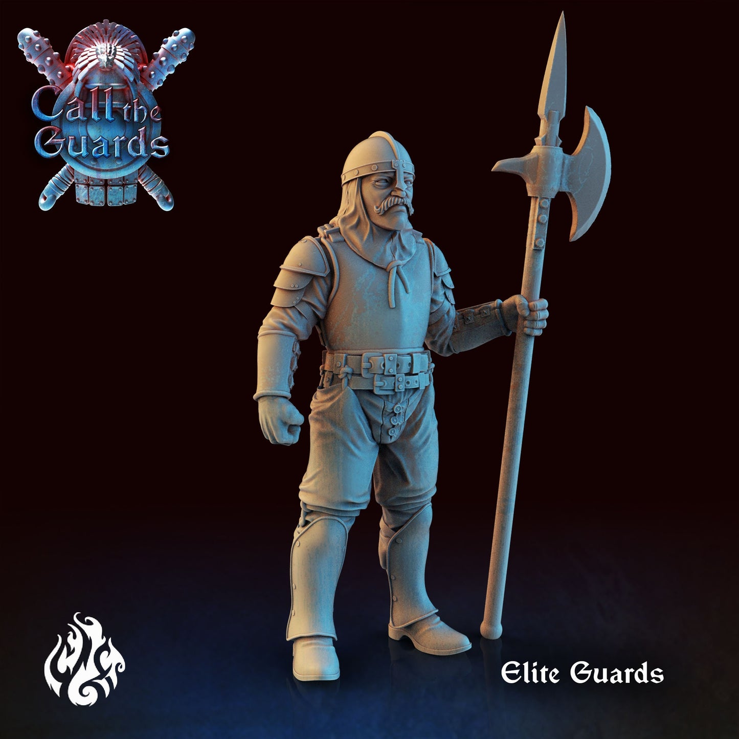 Elite Guards from "Call the Guards" by Crippled God Foundry Miniatures RPG