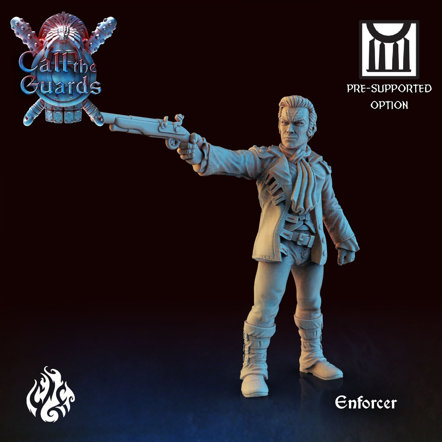 Enforcer from "Call the Guards" by Crippled God Foundry Miniatures RPG