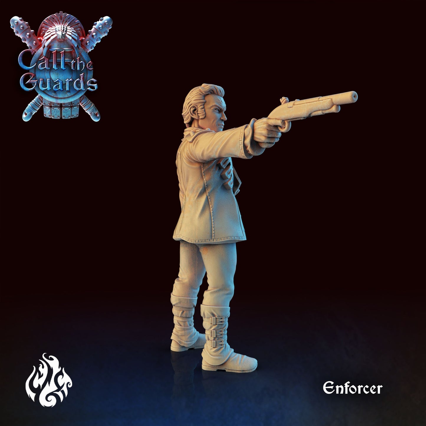 Enforcer from "Call the Guards" by Crippled God Foundry Miniatures RPG