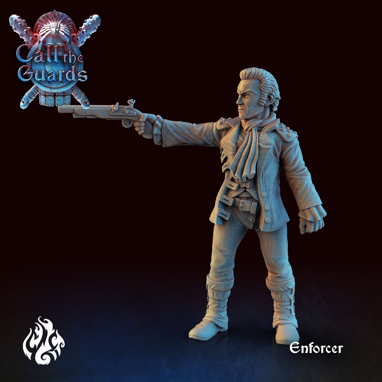 Enforcer from "Call the Guards" by Crippled God Foundry Miniatures RPG