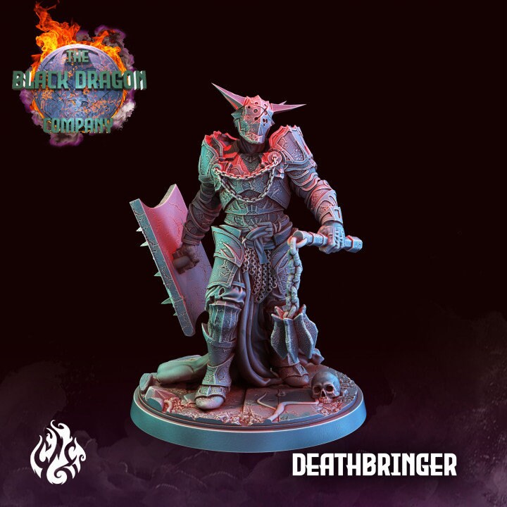 Deathbringer from "Black Dragon Company" by Crippled God Foundry Miniatures RPG DnD