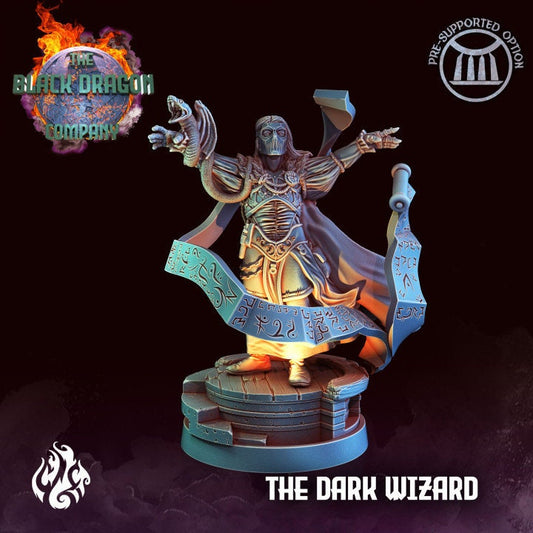 Dark Wizard from "Black Dragon Company" by Crippled God Foundry Miniatures RPG