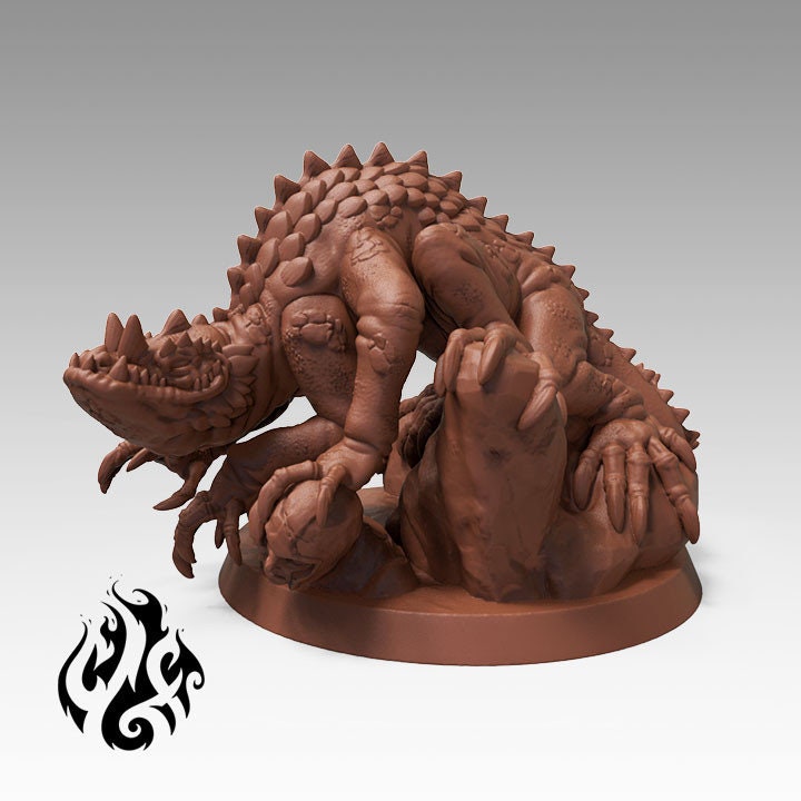 Basilisk by Crippled God Foundry Miniatures RPG DnD