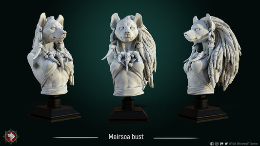 Meirsoa Bust from White Werewolf Tavern Miniatures