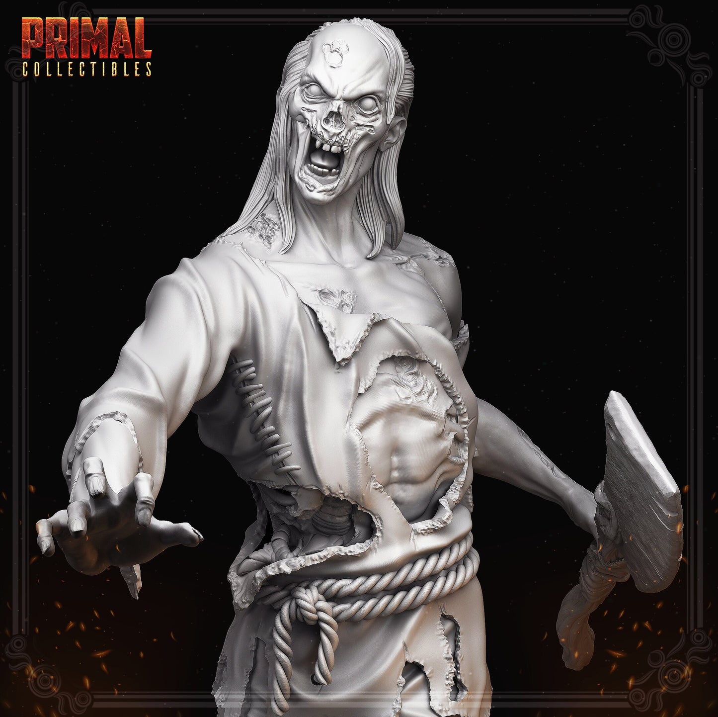 Zombie by Primal Collectibles Miniatures Heroquest RPG