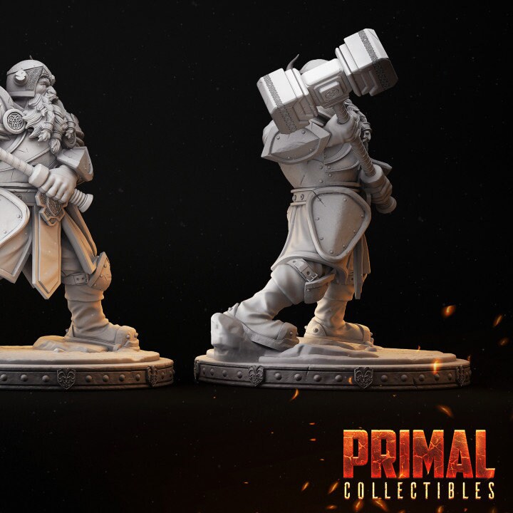 Dwarf Bruhmmir by Primal Collectibles Miniatures Heroquest RPG