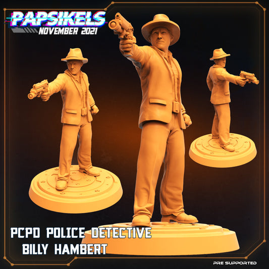 PCPD Police Detectives by Papsikels Miniatures Cyberpunk