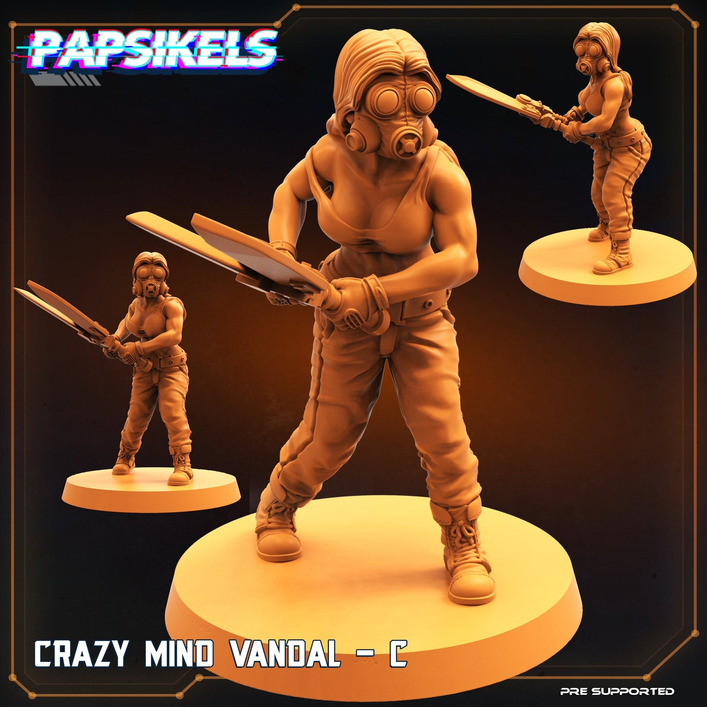 Crazy Mind Vandals by Papsikels Miniatures