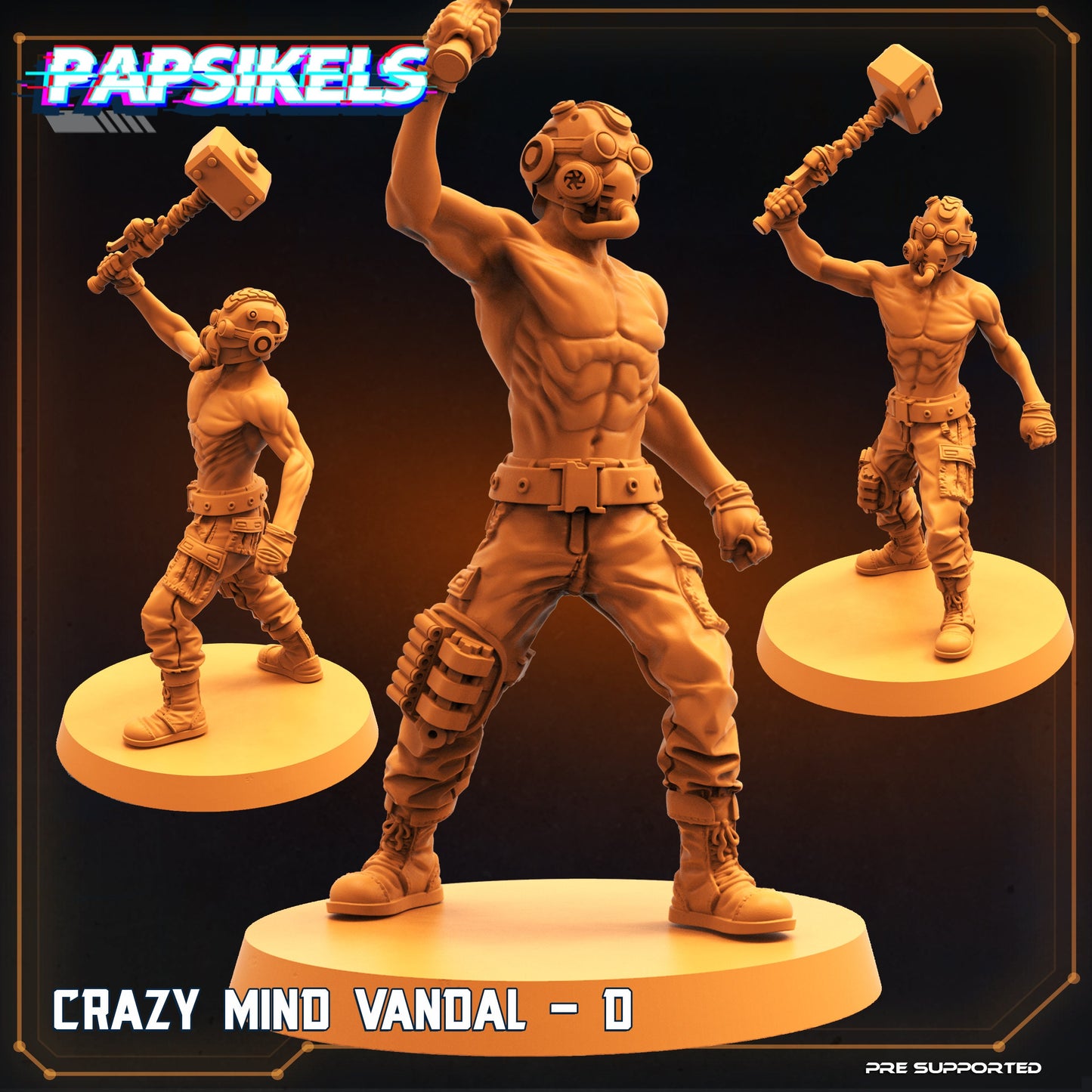 Crazy Mind Vandals by Papsikels Miniatures