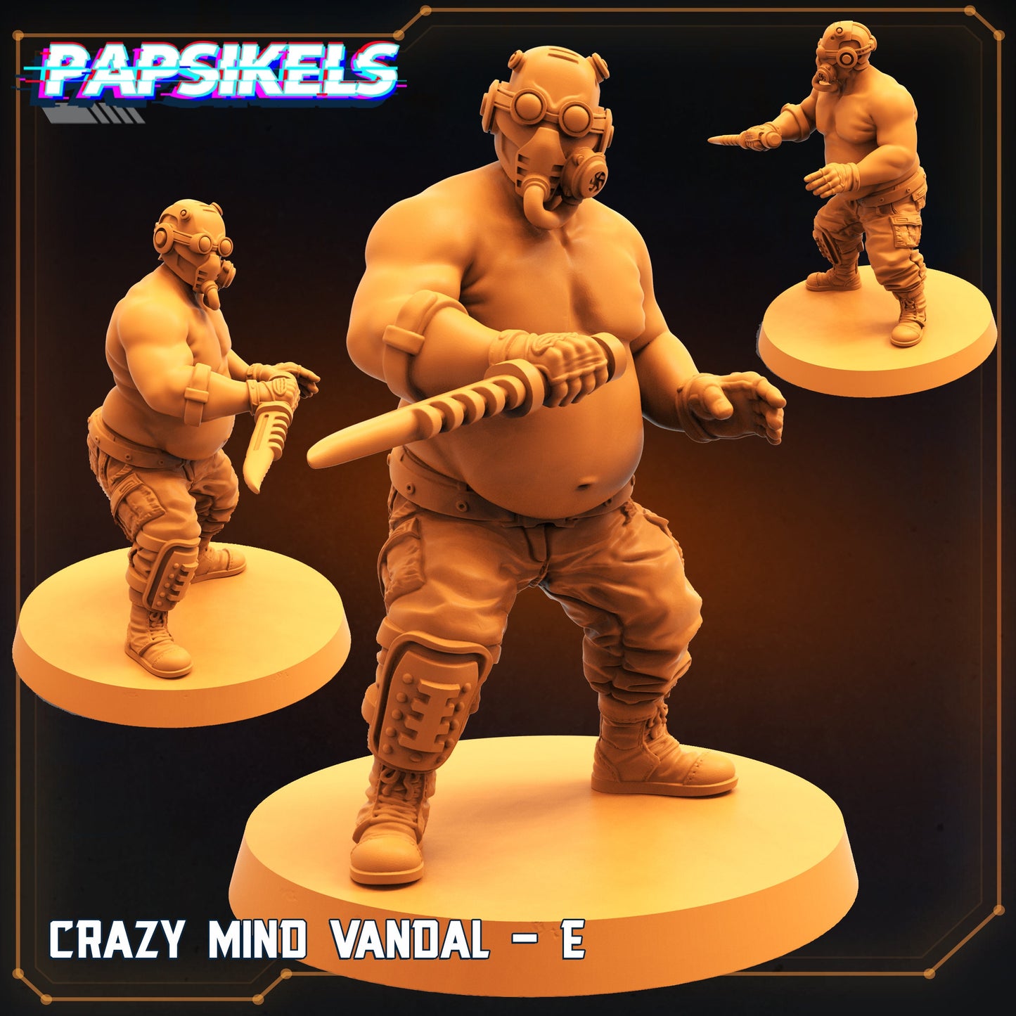 Crazy Mind Vandals by Papsikels Miniatures