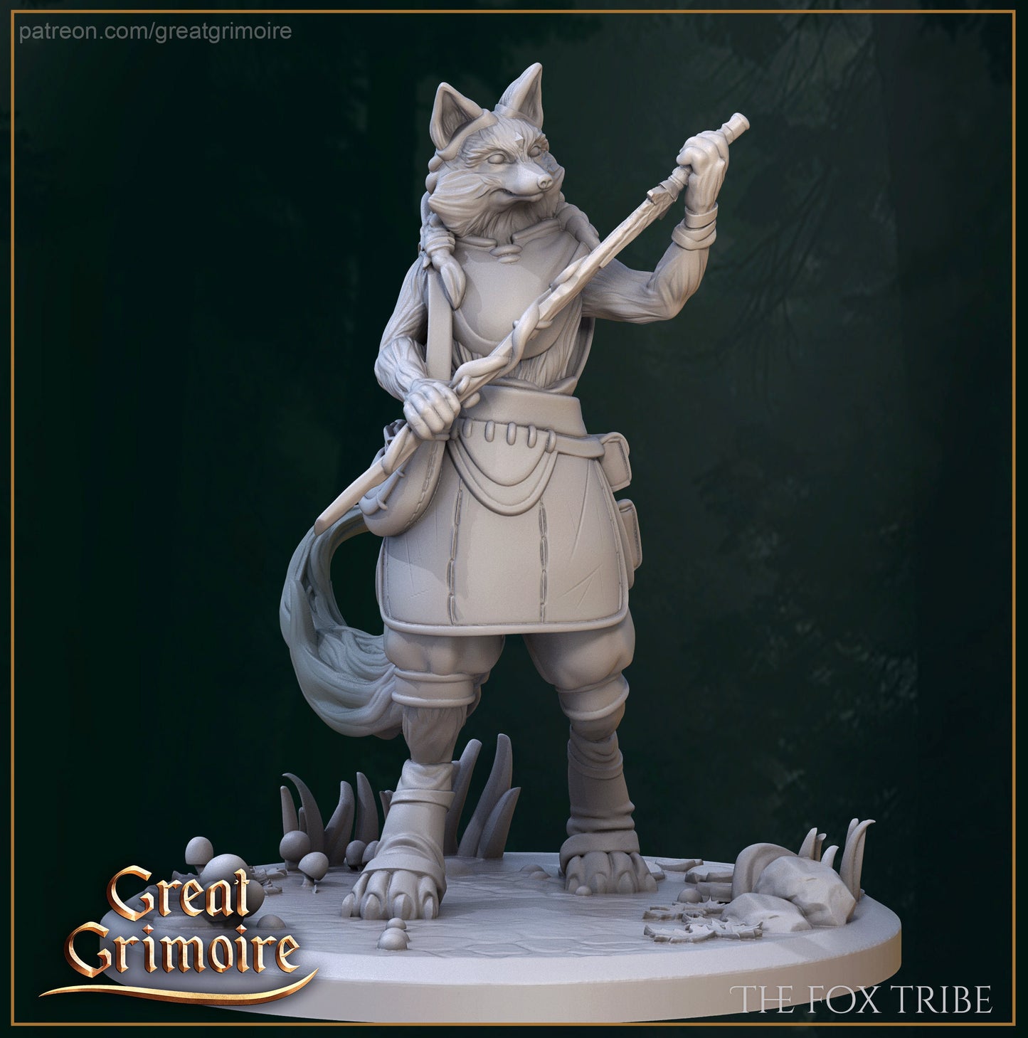 The Fox Tribe from "Beyond the Evergreen Forest" by Great Grimoire Miniatures RPG