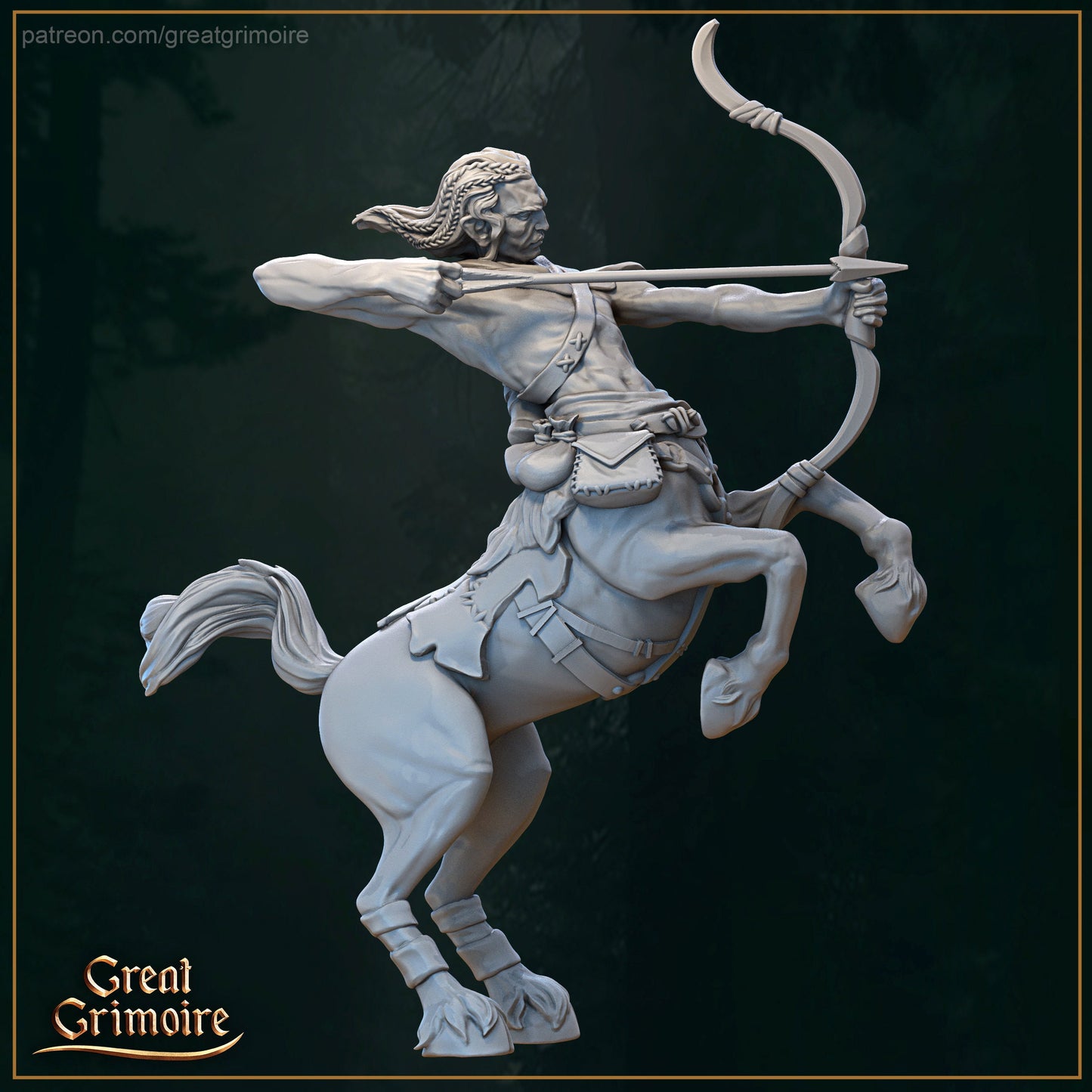 Tribe of Centaurs from "Beyond the Evergreen Forest" by Great Grimoire Miniatures RPG