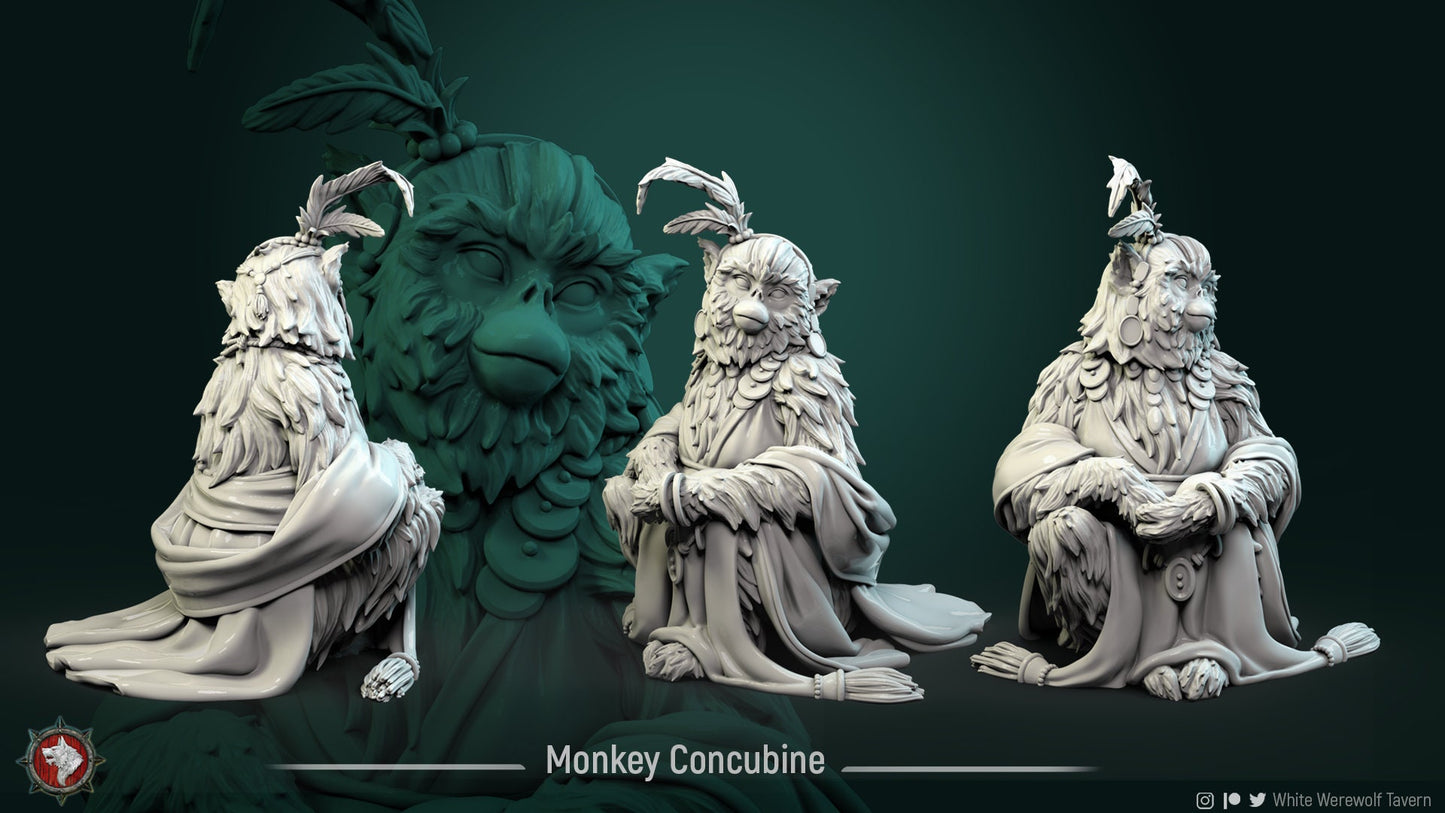 Monkey King Court from "Monkey Valley" by White Werewolf Tavern Miniatures RPG