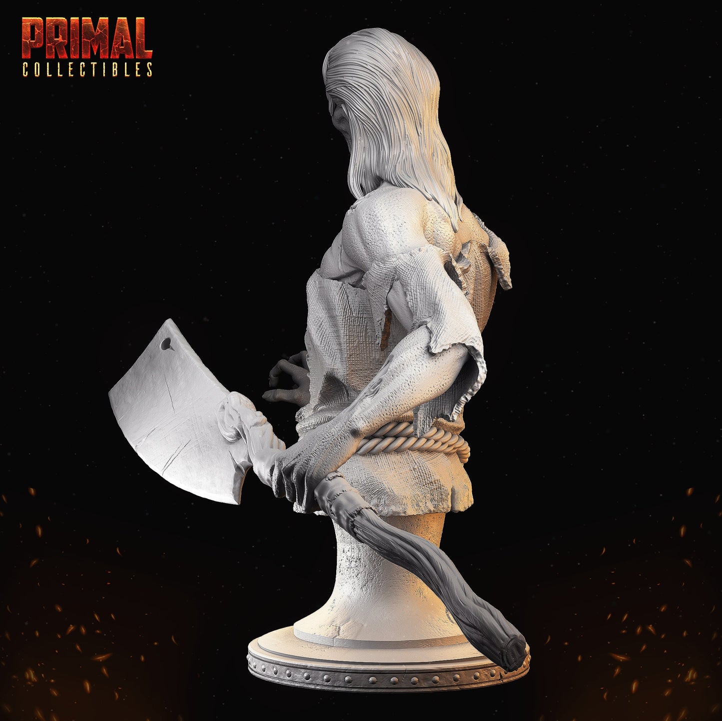 Zombie Bust by Primal Collectibles Miniatures Heroquest RPG