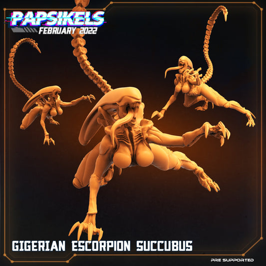 Gigerian Escorpion Succubus by Papsikels Miniatures RPG Aliens