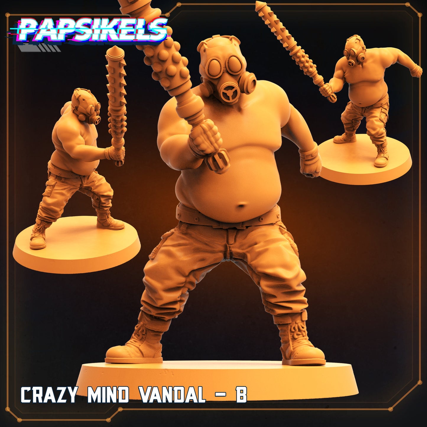 Crazy Mind Vandals by Papsikels Miniatures