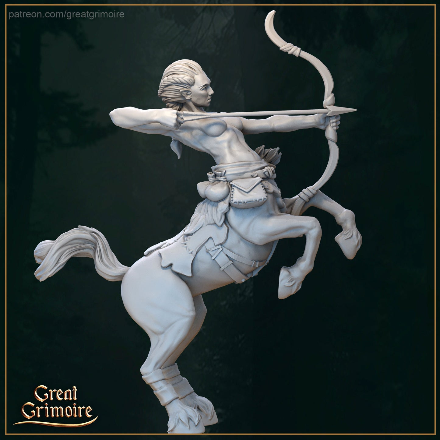 Tribe of Centaurs from "Beyond the Evergreen Forest" by Great Grimoire Miniatures RPG