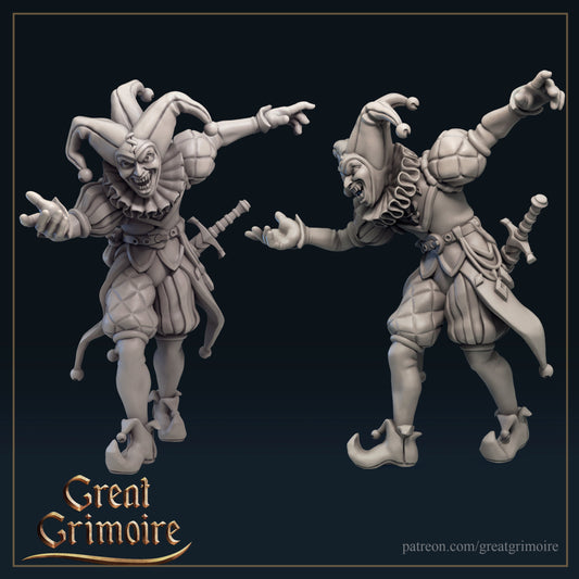 The Fool Jester from "Tarot" by Great Grimoire Miniatures RPG