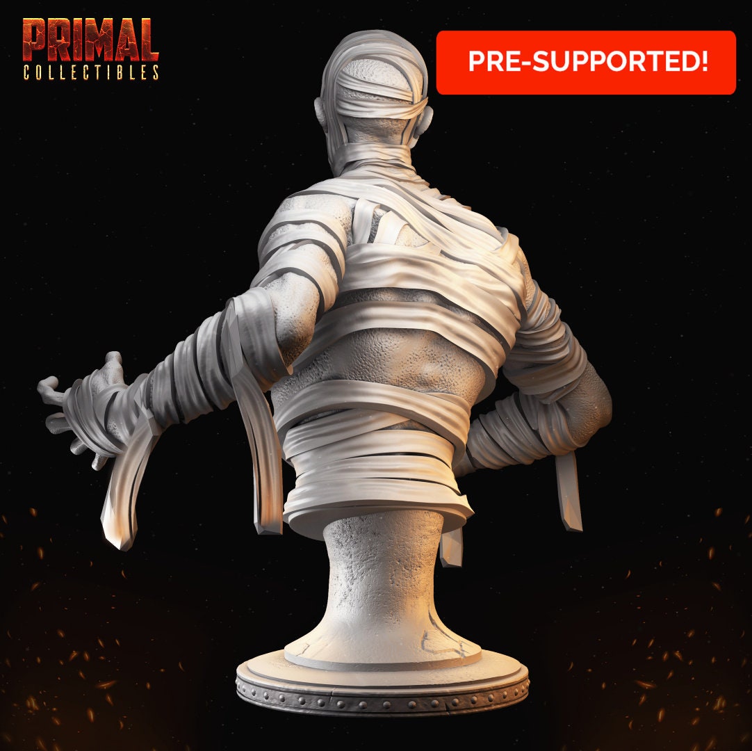 Mummy Bust by Primal Collectibles Miniatures Heroquest