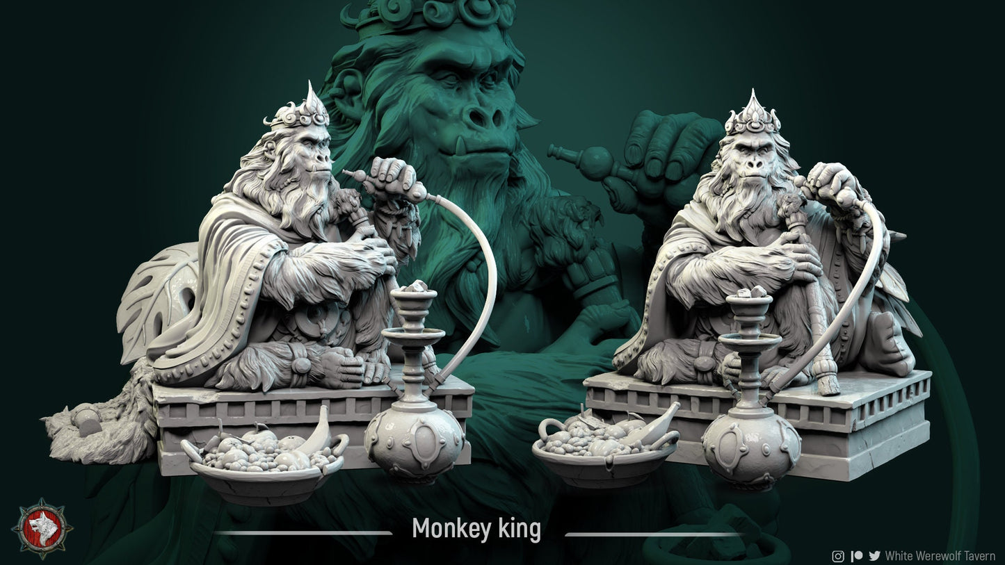 Monkey King Court from "Monkey Valley" by White Werewolf Tavern Miniatures RPG