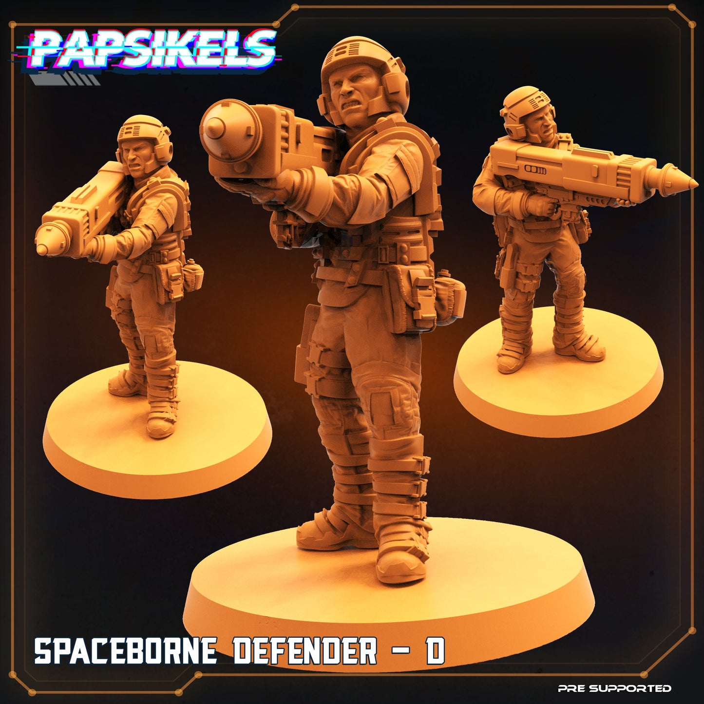 Spaceborne Defenders from "Dropship Troopers" by Papsikels Miniatures