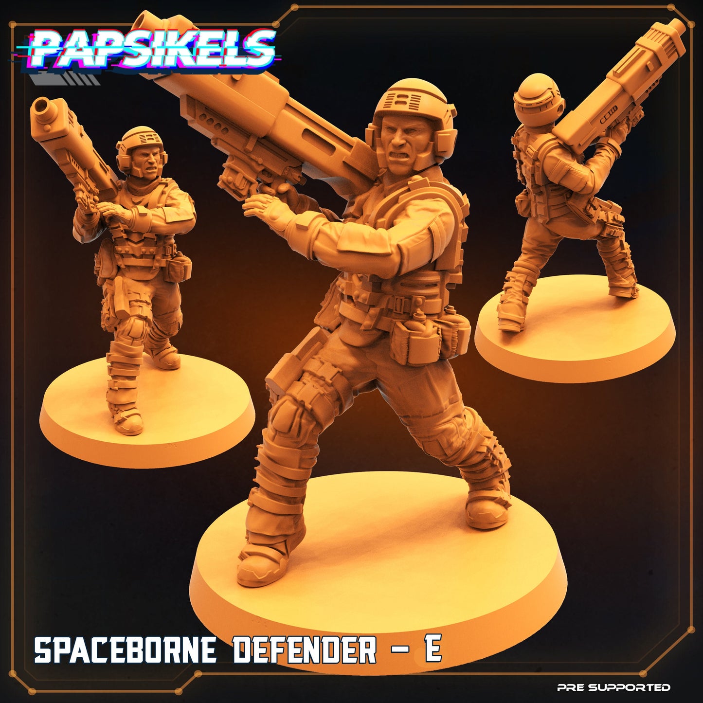 Spaceborne Defenders from "Dropship Troopers" by Papsikels Miniatures